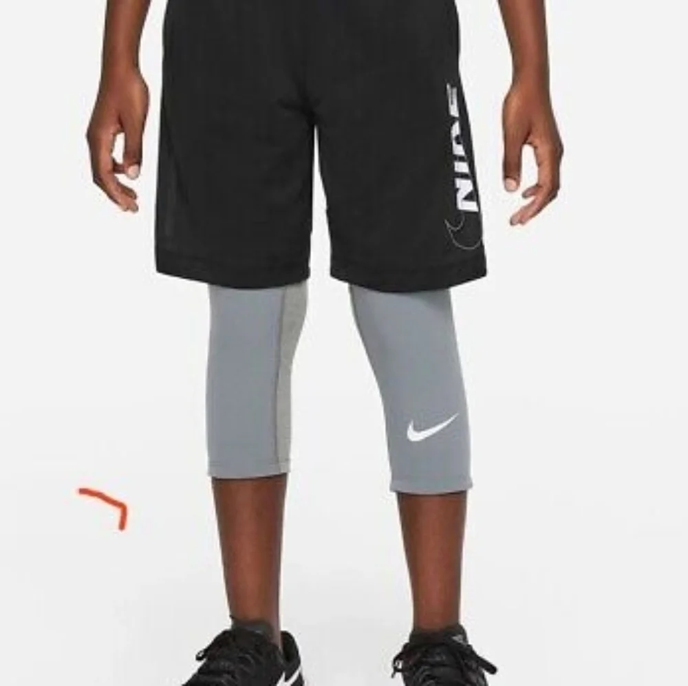 Nike Pro 3/4 Dri Fit Tights Big Kids XS